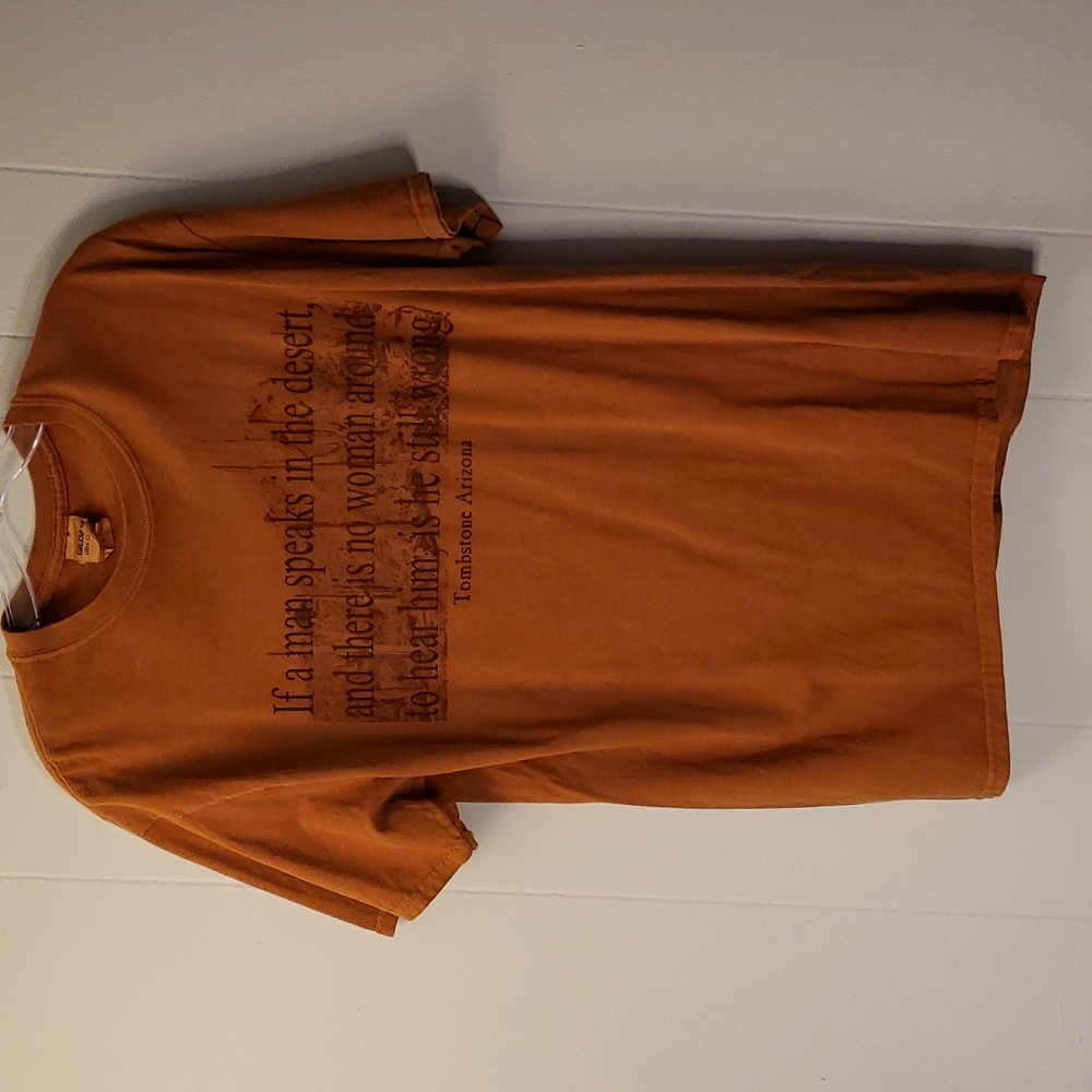 Tombstone Arizona Cotton Tee Shirt Orange